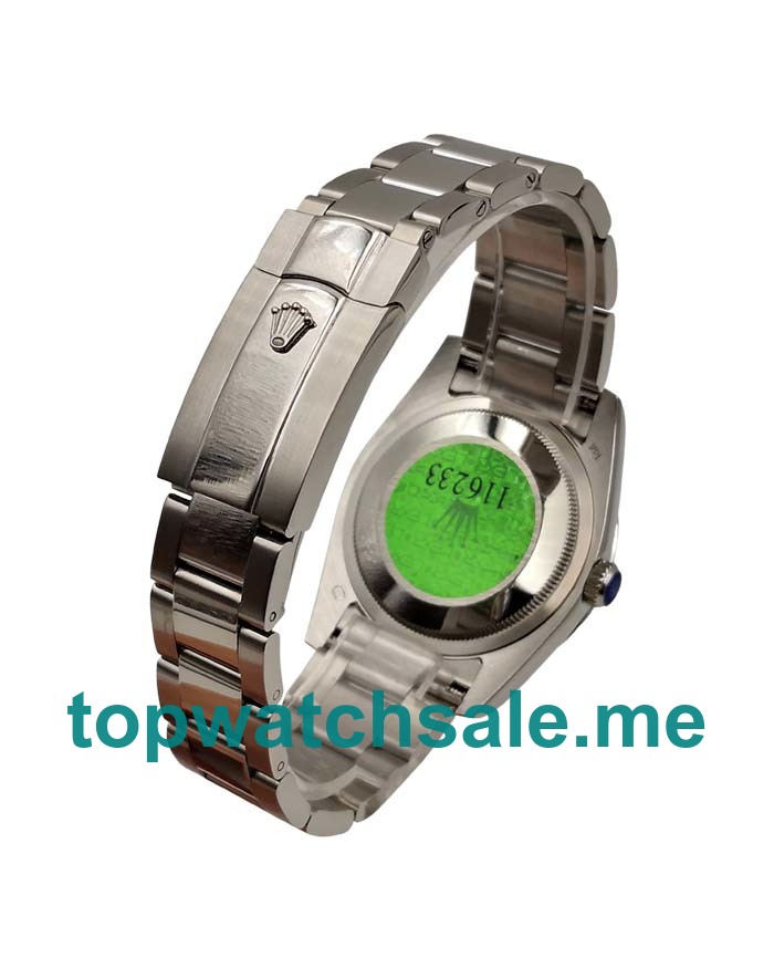 UK Rolex Datejust 116200 Replica Watches With Blue Dials For Men + Topreplicawatches.me