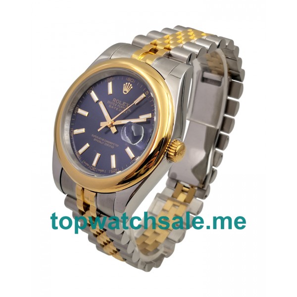 UK Rolex Datejust 126303 Replica Watches With Blue Dials For Men + Topreplicawatches.me
