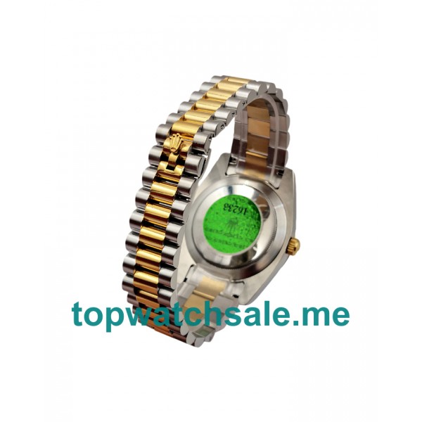 UK Rolex Day-Date II 218238 Replica Watches With White Dials For Men + Topreplicawatches.me
