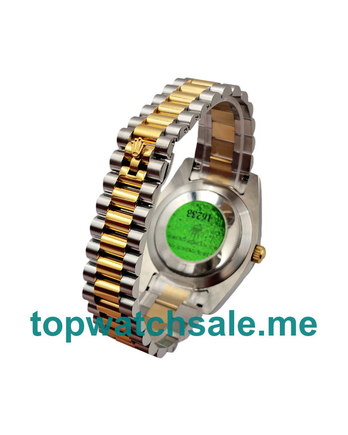 UK Rolex Day-Date II 218238 Replica Watches With White Dials For Men + Topreplicawatches.me