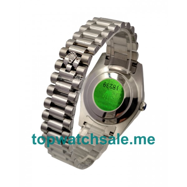 UK Rolex Day-Date II 228239 Replica Watches With White Dials For Men + Topreplicawatches.me
