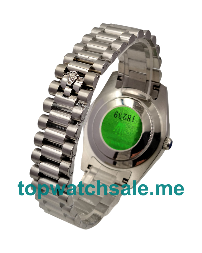 UK Rolex Day-Date II 228239 Replica Watches With White Dials For Men + Topreplicawatches.me