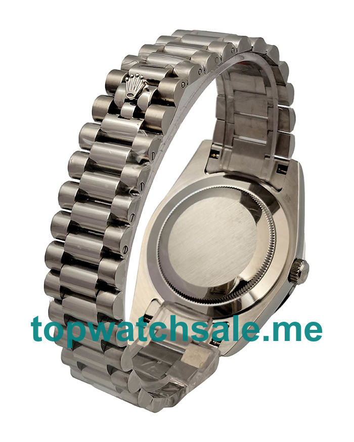 UK Rolex Day-Date II 228239 Replica Watches With Green Dials For Men + Topreplicawatches.me