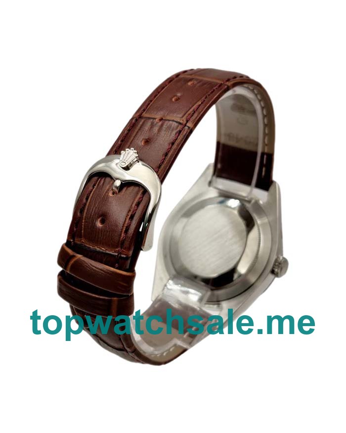 UK Rolex Cellini 50519 Replica Watches With Silver Dials For Men + Topreplicawatches.me
