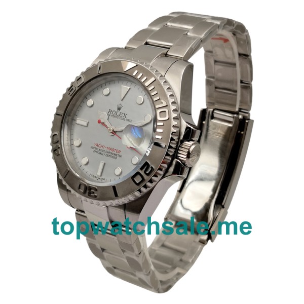 UK Rolex Yacht-Master 16622 Replica Watches With Grey Dials For Men + Topreplicawatches.me